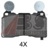 CHEVR 22907156 Brake Pad Set, disc brake